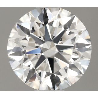 0.54 Carat Round E VVS1 EX GIA Natural Diamond