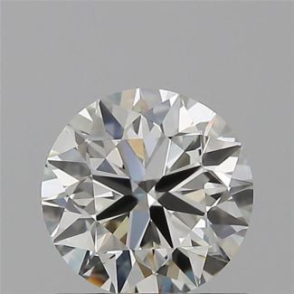 0.70 Carat Round H VVS2 VG EX IGI Natural Diamond