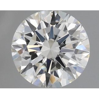 0.8 Carat Round H VVS2 EX GIA Natural Diamond