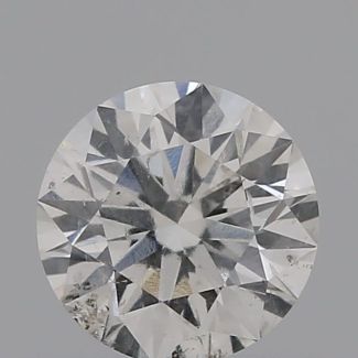 0.51 Carat Round E I1 EX GIA Natural Diamond