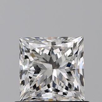 0.70 Carat Princess F VVS2 - EX VG GIA Natural Diamond