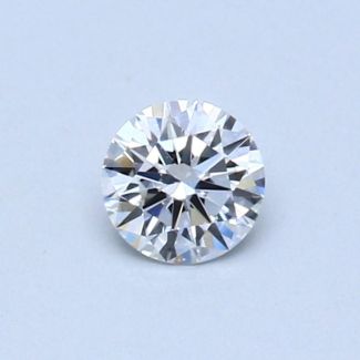 0.3 Carat Round D VVS2 EX VG GIA Natural Diamond