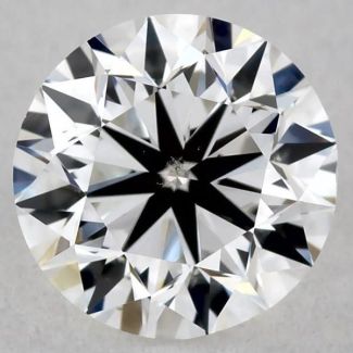 0.6 Carat Round G SI1 VG EX GIA Natural Diamond