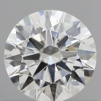 0.70 Carat Round G SI1 EX VG GIA Natural Diamond