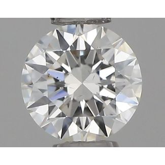 0.3 Carat Round G SI1 EX IGI Natural Diamond