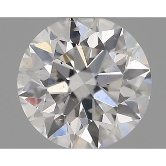 0.31 Carat Round F SI1 EX GIA Natural Diamond