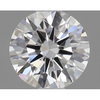 0.3 Carat Round E VVS1 EX GIA Natural Diamond