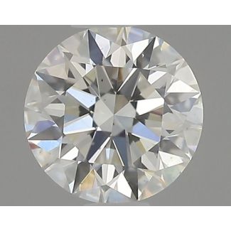 0.56 Carat Round H VS2 EX GIA Natural Diamond