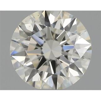 0.41 Carat Round H VS1 EX IGI Natural Diamond