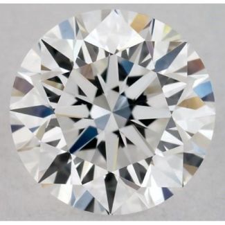 0.53 Carat Round E VVS1 EX GIA Natural Diamond