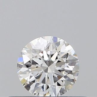 0.35 Carat Round E VVS2 EX GIA Natural Diamond