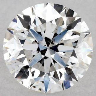 0.57 Carat Round E SI1 EX GIA Natural Diamond