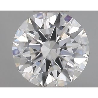 0.62 Carat Round F VS2 EX GIA Natural Diamond