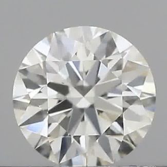 0.33 Carat Round H VVS1 EX IGI Natural Diamond