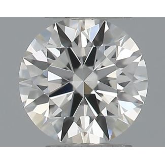 0.19 Carat Round H VVS1 EX GIA Natural Diamond