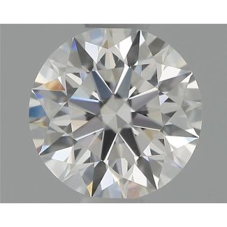 0.55 Carat Round E VS2 EX GIA Natural Diamond