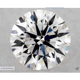 0.32 Carat Round H VS1 EX VG GIA Natural Diamond