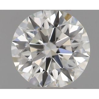 0.3 Carat Round H VVS1 EX IGI Natural Diamond