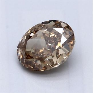 1.12 Carat Oval Yellow VS2 - EX VG GIA Natural Diamond