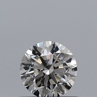 0.50 Carat Round I SI2 VG EX GIA Natural Diamond