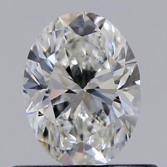 0.50 Carat Oval F VVS1 - VG GIA Natural Diamond