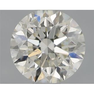 0.51 Carat Round H SI2 VG EX IGI Natural Diamond