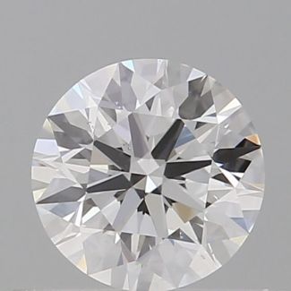 0.51 Carat Round E VS2 EX GIA Natural Diamond