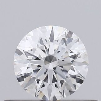 0.31 Carat Round D SI2 EX GIA Natural Diamond