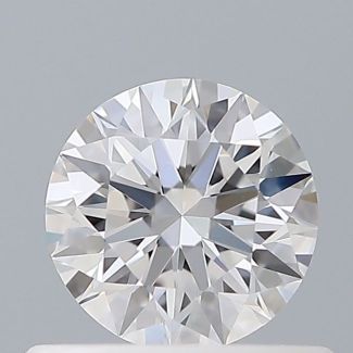 0.47 Carat Round D VVS1 EX GIA Natural Diamond