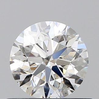 0.61 Carat Round G VS2 EX GIA Natural Diamond