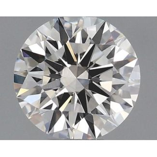 0.32 Carat Round G VVS2 EX GIA Natural Diamond