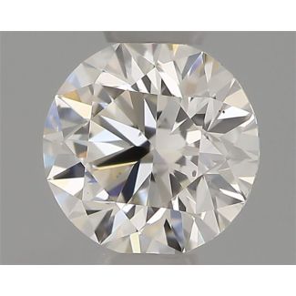 0.31 Carat Round G SI1 EX IGI Natural Diamond