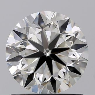 1.00 Carat Round J VS2 VG EX GIA Natural Diamond