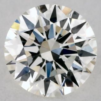 0.24 Carat Round I VVS2 EX GIA Natural Diamond