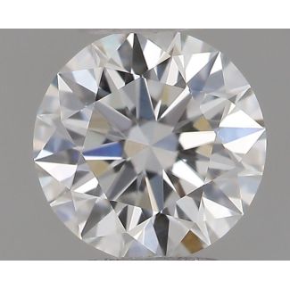 0.31 Carat Round F VS1 EX VG GIA Natural Diamond