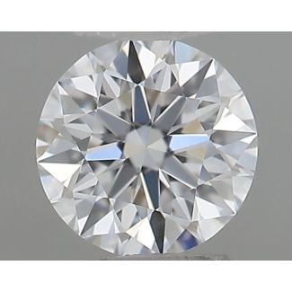 0.22 Carat Round D IF EX GIA Natural Diamond