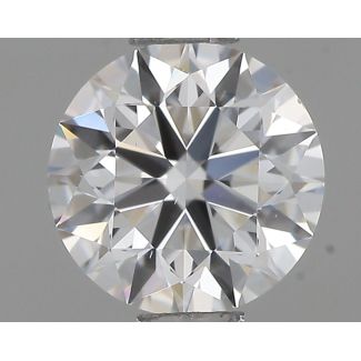 0.60 Carat Round E VS2 EX GIA Natural Diamond