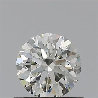 0.50 Carat Round H VS1 VG EX IGI Natural Diamond