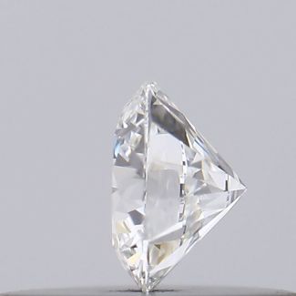 0.23 Carat Round F VVS2 EX VG GIA Natural Diamond