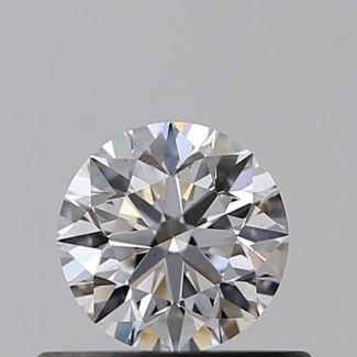 0.40 Carat Round E VS1 EX GIA Natural Diamond