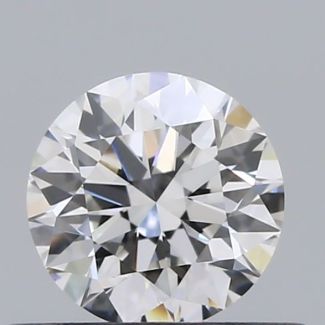 0.41 Carat Round D IF EX GIA Natural Diamond