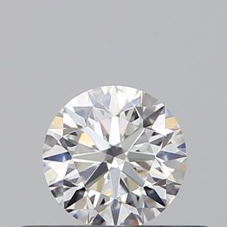 0.35 Carat Round E VVS1 VG EX GIA Natural Diamond