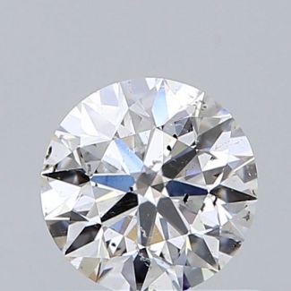 0.51 Carat Round D SI2 EX GIA Natural Diamond