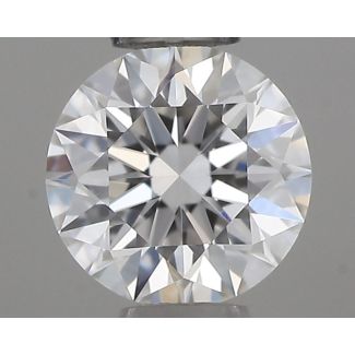 0.31 Carat Round F VVS1 EX GIA Natural Diamond