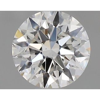 0.5 Carat Round G VS2 EX GIA Natural Diamond