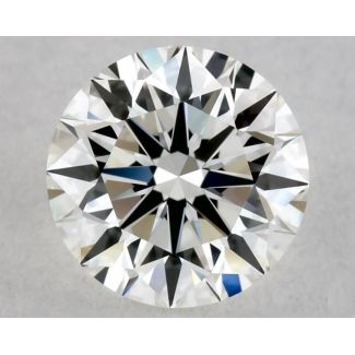 0.6 Carat Round H VVS2 EX GIA Natural Diamond