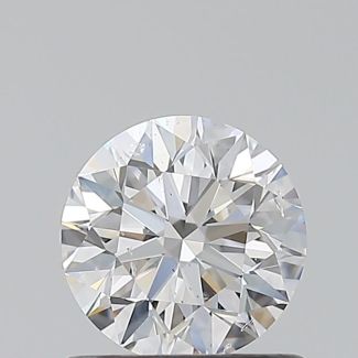 0.7 Carat Round D SI2 EX GIA Natural Diamond