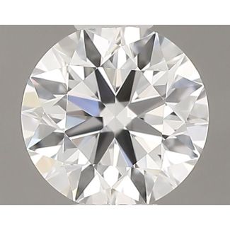 0.32 Carat Round E VVS2 EX GIA Natural Diamond