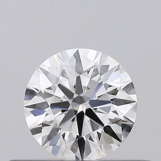 0.3 Carat Round H VVS2 EX VG GIA Natural Diamond