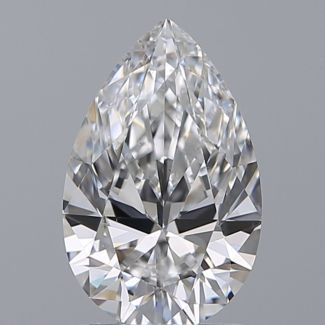 1.52 Carat Pear D VVS2 - EX VG GIA Natural Diamond